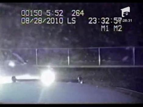 Politist brutal pe soselele americane