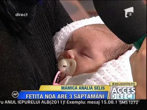 Mamica Analia Selis, impreuna cu fiica Noa