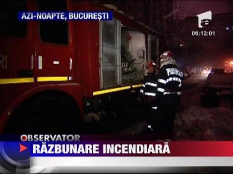 Masina incendiata de suparare