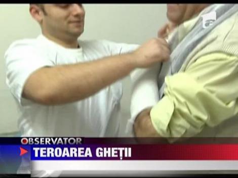 Teroare in Galati din cauza ghetii