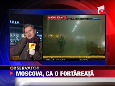 Dupa atentat, Moscova a devenit o fortareata