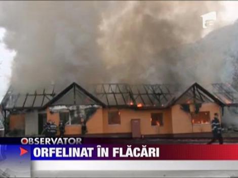 Orfelinat in flacari la Maramures