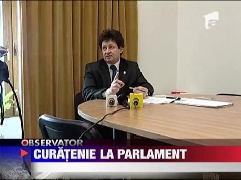 Curatenie la Parlament