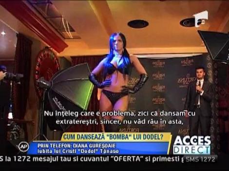 Cum danseaza "bomba" lui Dodel, pe manele, beata