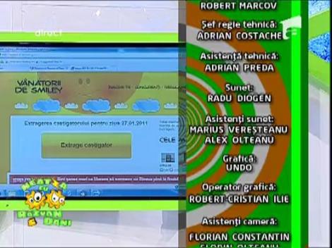 Castigatorul concursului " Vanatorii de smiley-uri"  27.01.2011