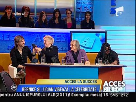 Bernice si Lucian viseaza la celebritate