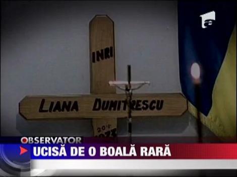 Liana Dumitrescu, ucisa de o boala rara