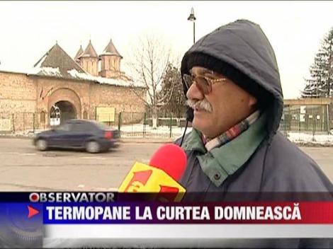 Termopane la Curtea Domneasca de la Targoviste