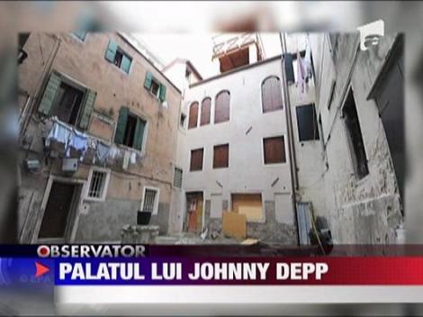 Johnny Depp si-a luat palat la Venetia