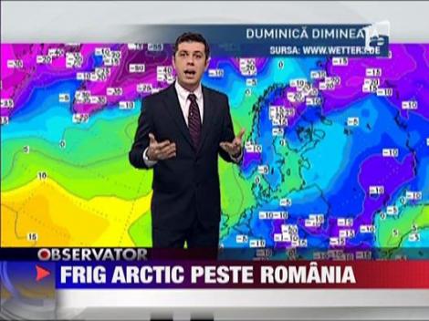 Frig polar peste Romania