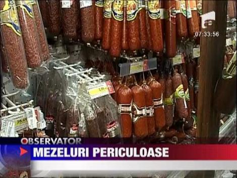 Mezelurile, cele mai periculoase alimente consumate de romani