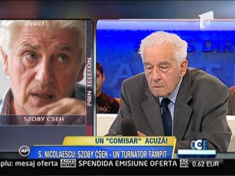 Nicolaescu: "Szoby Cseh trebuie sa taca umil, sa nu ne mai dam in spectacol"