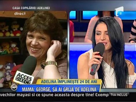 Adelina primeste sfaturi de la mama ei, inainte si dupa fiecare emisiune