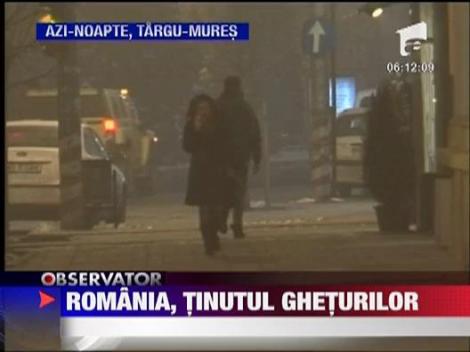 Romania a trecut prin inca o noapte friguroasa