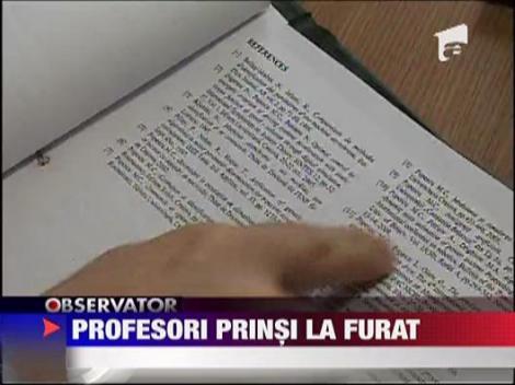 Trei profesori universitari sunt acuzati de plagiat