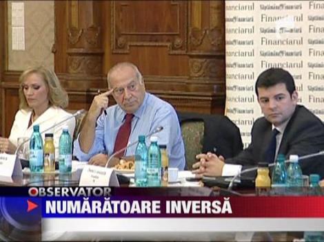 Numaratoarea inversa pentru majoritatea Basescu