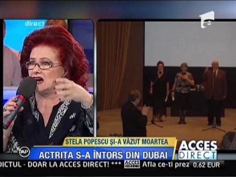 Stela Popescu: "Dubai este fantastic, este un fenomen"