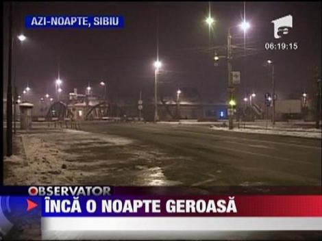 Noapte geroasa in Romania