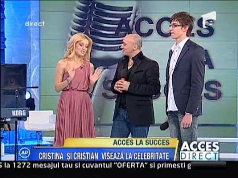 Juriul analizeaza si noteaza prestatia lui Cristian