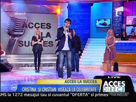 Juriul l-a preferat pe Cristian, telespectatorii pe Cristina