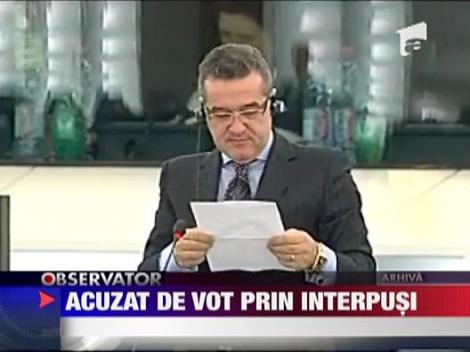 Gigi Becali, acuzat ca a votat prin interpusi in Parlamentul European