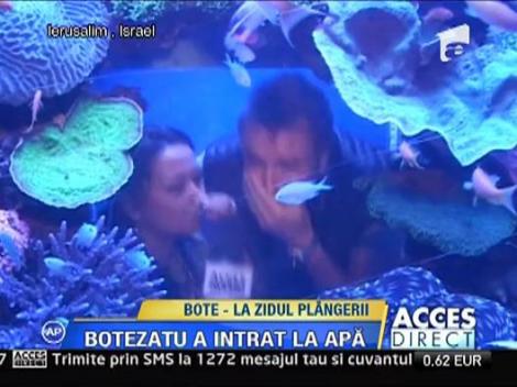 Botezatu la Zidul Plangerii, apoi la acvariu