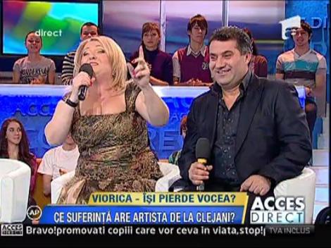 Viorica de la Clejani - in pericol de a-si pierde vocea?