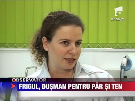 Sanatate: Frigul, dusman pentru par si ten
