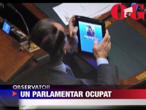 Parlamentar ocupat cu "dame de companie"