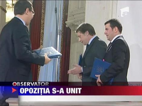 Opozitia s-a unit! Uniunea Social-Liberala