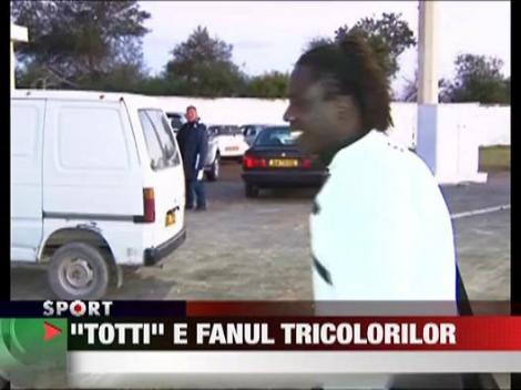 Tricolorii s-au intalnit cu 'Totti' la antrenamente!