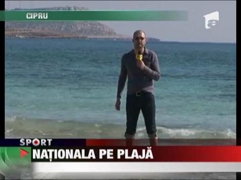 Razvan Lucescu si-a scos elevii la plaja!