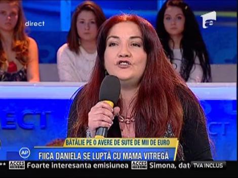 Daniela nu a fost anuntata de moartea tatalui