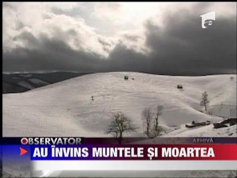 Salvati, dupa ce au fost luati de avalansa