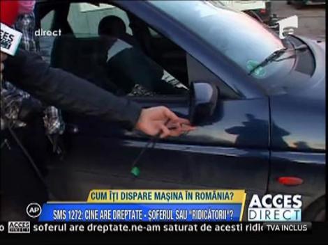 Soferi care si-au gasit masinile zgariate si avariate