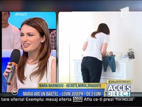 Maria Marinescu - mama fericita a baietelului Joseph Levin, de 2 luni