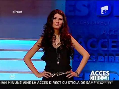 Maria Carneci a cantat la Acces Direct