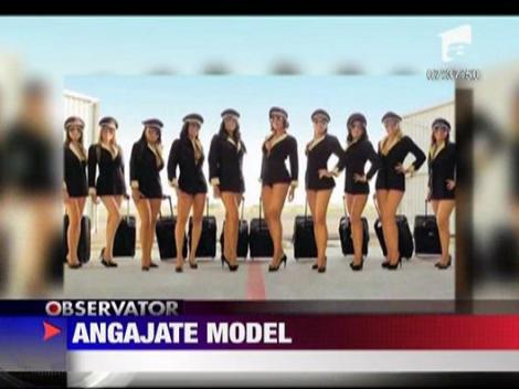 Calendar sexy cu stewardese