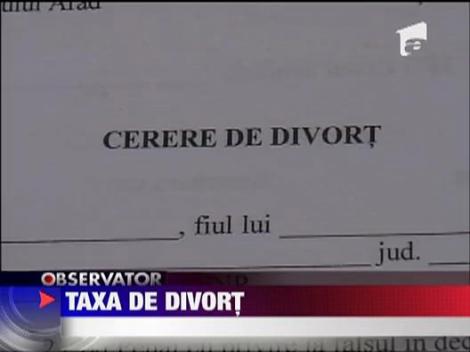 Noua formula de divort este mai rapida, dar mai scumpa