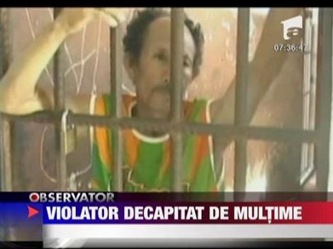 Violator decapitat de multime in Brazilia