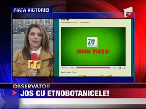 Jos cu etnobotanicele!