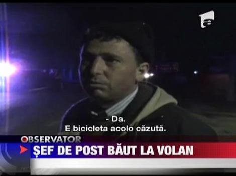 UPDATE / Un politist s-a urcat beat la volan si a nenorocit un biciclist