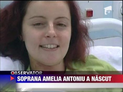 Soprana Amelia Antoniu a devenit mama