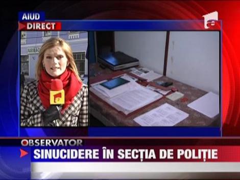 Un politist s-a spanzurat in sectia in care lucra