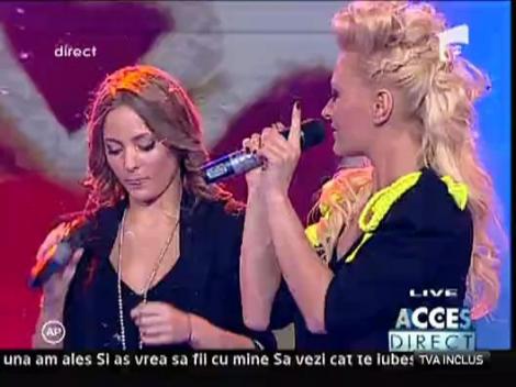 In premiera, Delia Matache si Oana Matache canta live