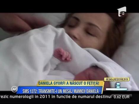 Primele imagini cu fetita Danielei Gyorfi, Maria