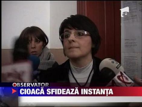 Cristian Cioaca sfideaza instanta