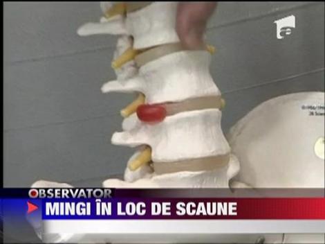 Tratament cu minge pentru spate