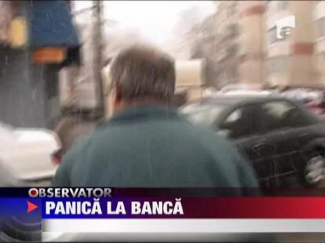 Panica la banca