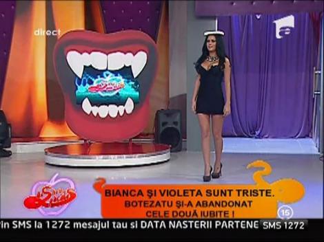 Daniela Crudu, echilibru pe catwalk, cu carte la cap